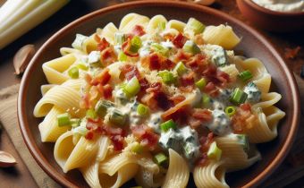 Pâtes chicon lardon crème Pâtes chicon lardon crème